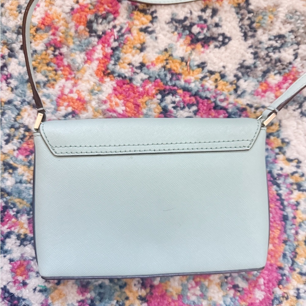 Kate Spade Newbury Lane Sally Crossbody in Light Tiffany Blue - Picture 8 of 10